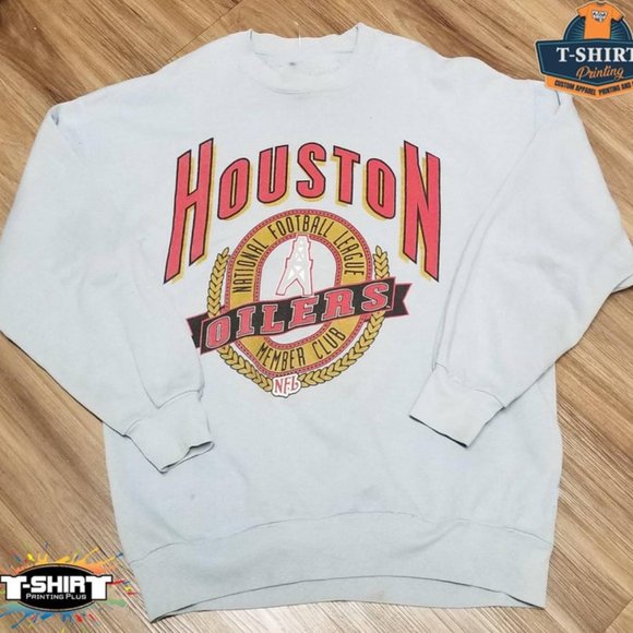 Gildan Other - Vintage NFL Houston Oilers Member Club Logo Shirt, Tennessee Titans Shirt, Houst